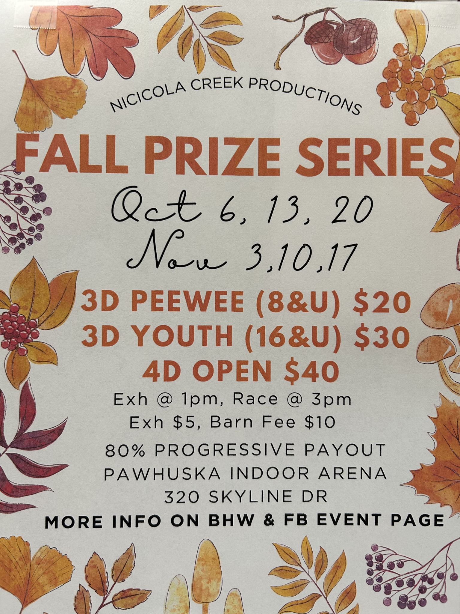 Fall Prize Series